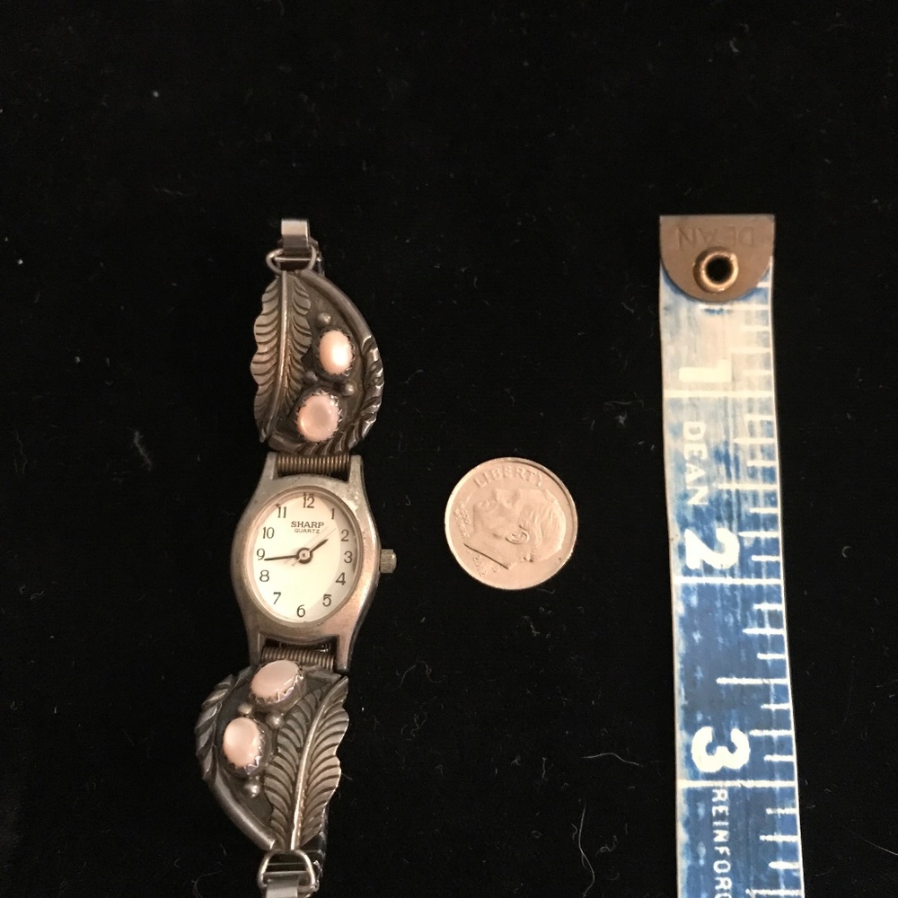 Watch, Sterling Silver and Rose Quartz?